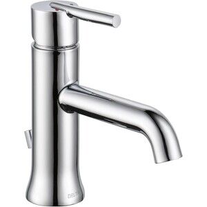 NEW Delta Trinsic Single Handle Bathroom Sink Faucet Chrome 559LF-GPM-MPU READ